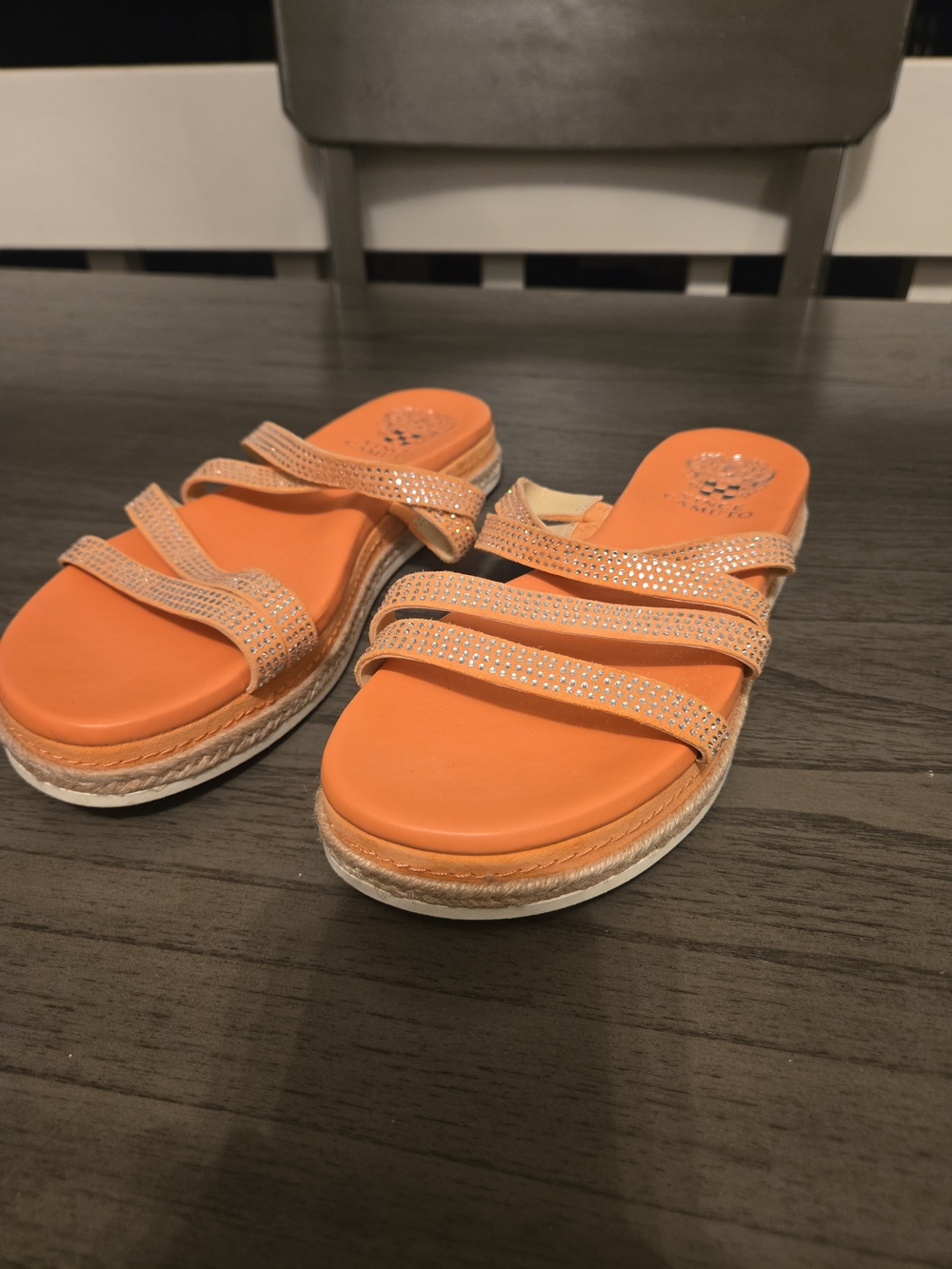 Vince Camuto Slides Rallsan In Mimosa Size 8.5 Peach